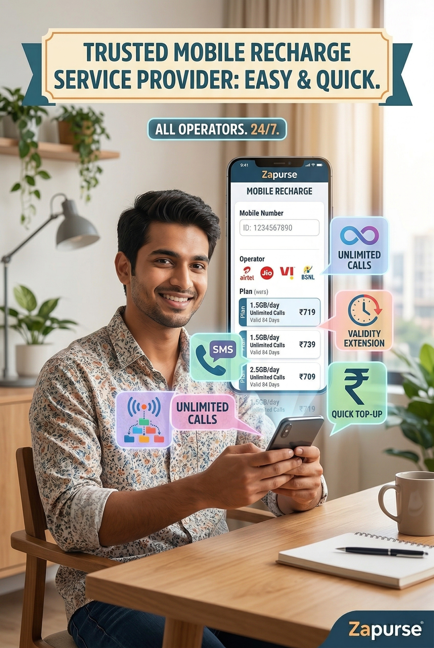 Mobile Recharge Service Provider